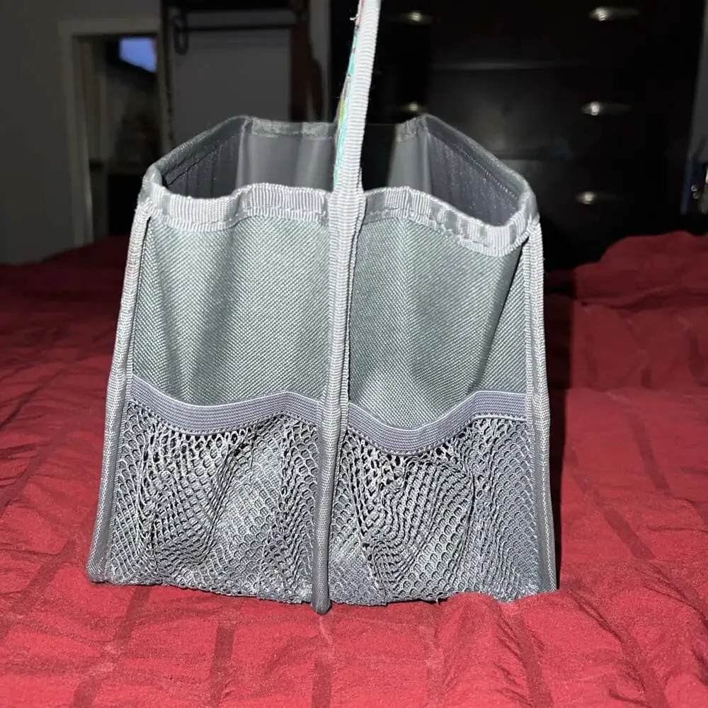 Thirty One Double Duty Caddy w/ Handle Vibrant Floral Print NEW
